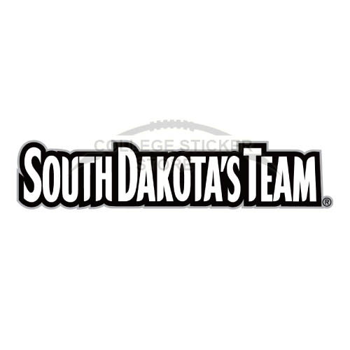 Homemade South Dakota Coyotes Iron-on Transfers (Wall Stickers)NO.6210